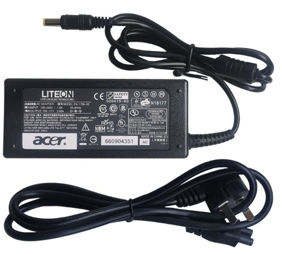 新品 Acer Aspire E3-111 E5-571 ES1-511 電源 ACアダプター 19V 3.42A 65W 充電器 ACコード付属拍卖