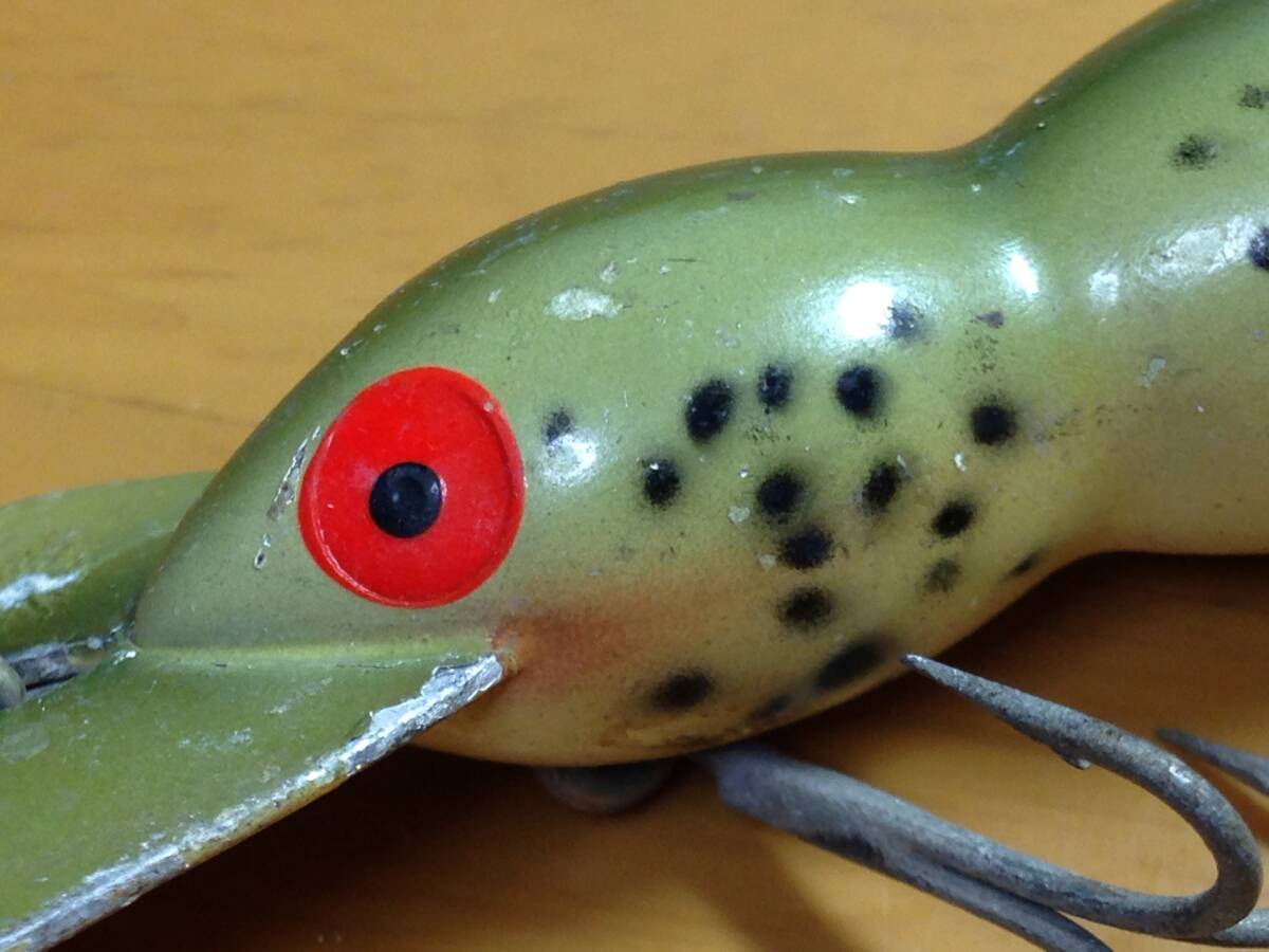 ★BOMBER★ ボーマー ウォータードッグ レインボートラウト ※塗装剥げやワーム焼けあり #20-950拍卖