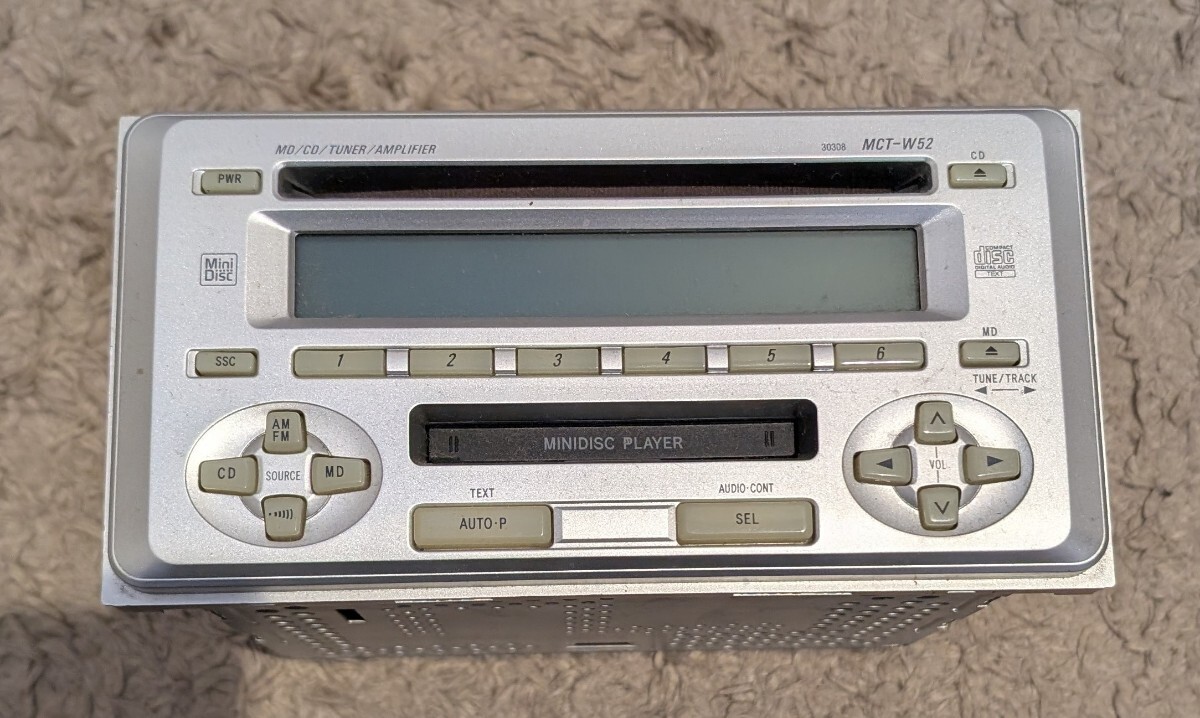 MCT-W52 トヨタ純正オーディオ CD/MD/AM/FM 08600-00E20拍卖