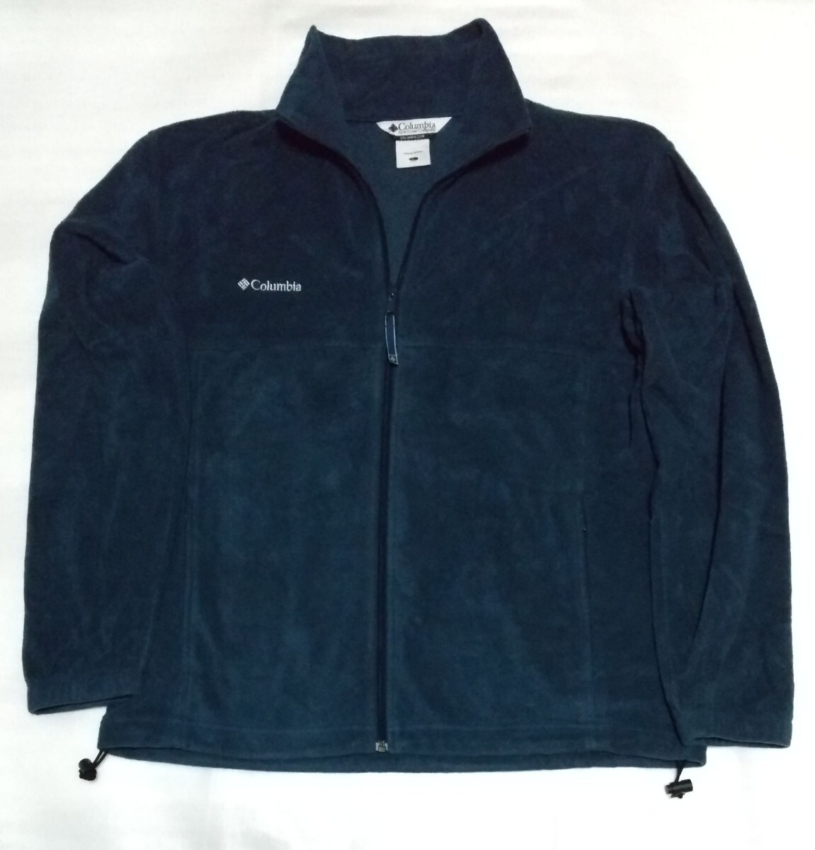 ☆Columbia.com サイズL フルジップ フリース紺色ネイビー刺繍GLAYグレイ スポーツ アウトドア ファッション ウェア カンパニー コロンビア拍卖