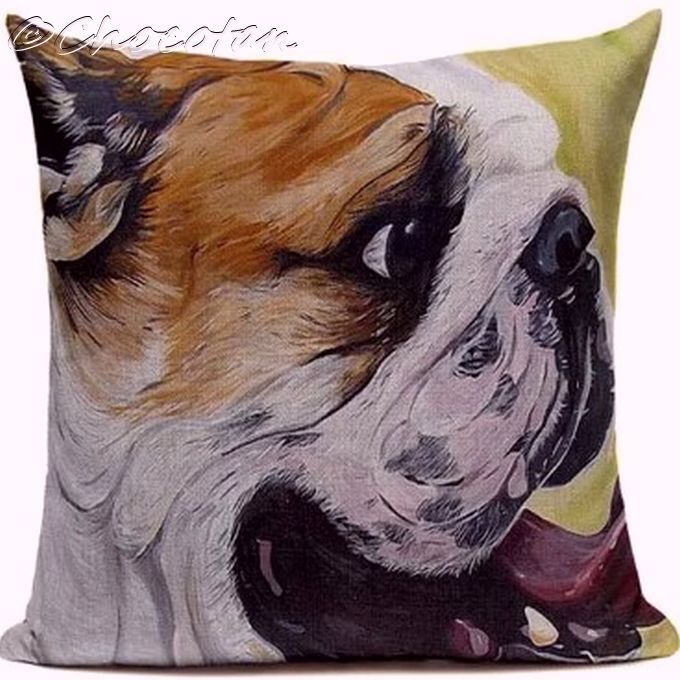 【送料無料】ブルドッグ Q クッションカバー【新品】拍卖