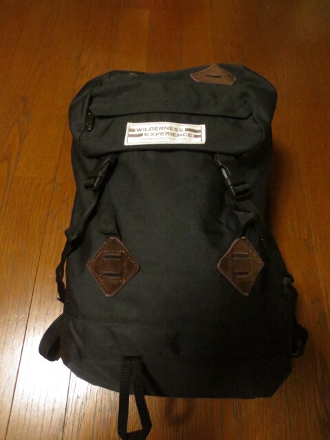 WILDERNESS EXPERIENCE ウィルダネスエクスペリエンス デイパック リュックサック 黒系 日本製拍卖
