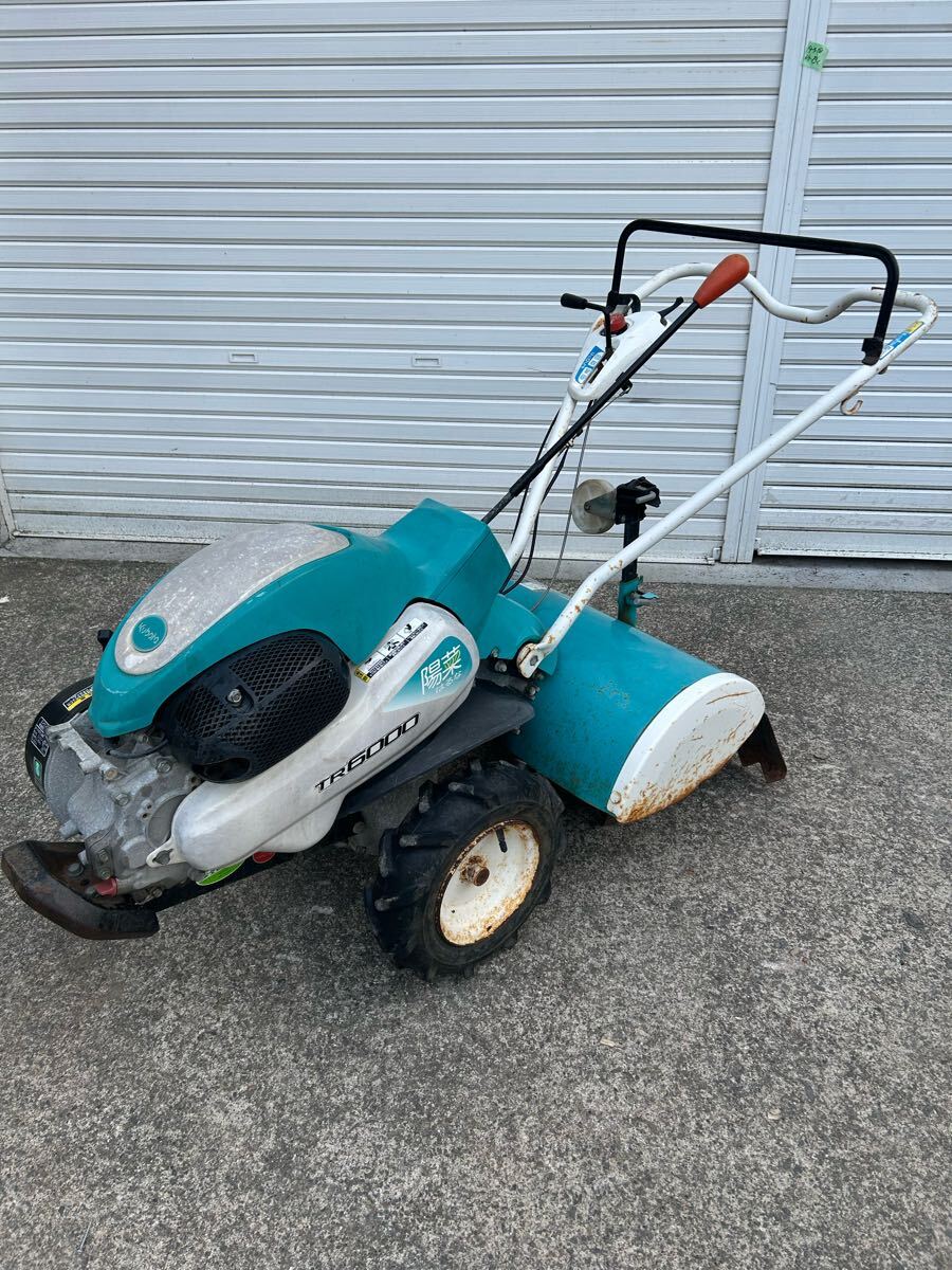 クボタ TR6000 陽菜 ミニ耕うん機 管理機 耕運機 動作確認済み 動画あり(B23)拍卖
