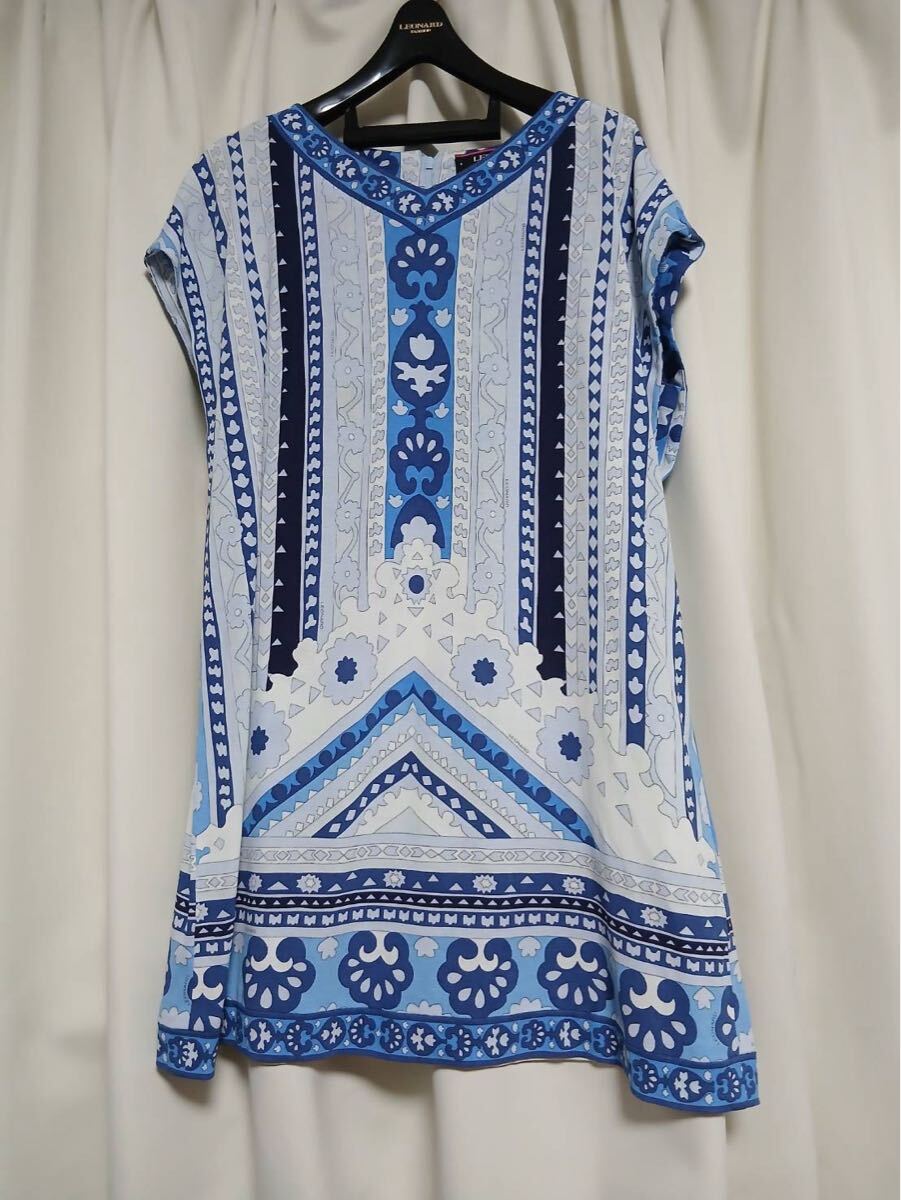 レオナール コットンジャージー 半袖チュニック 42拍卖