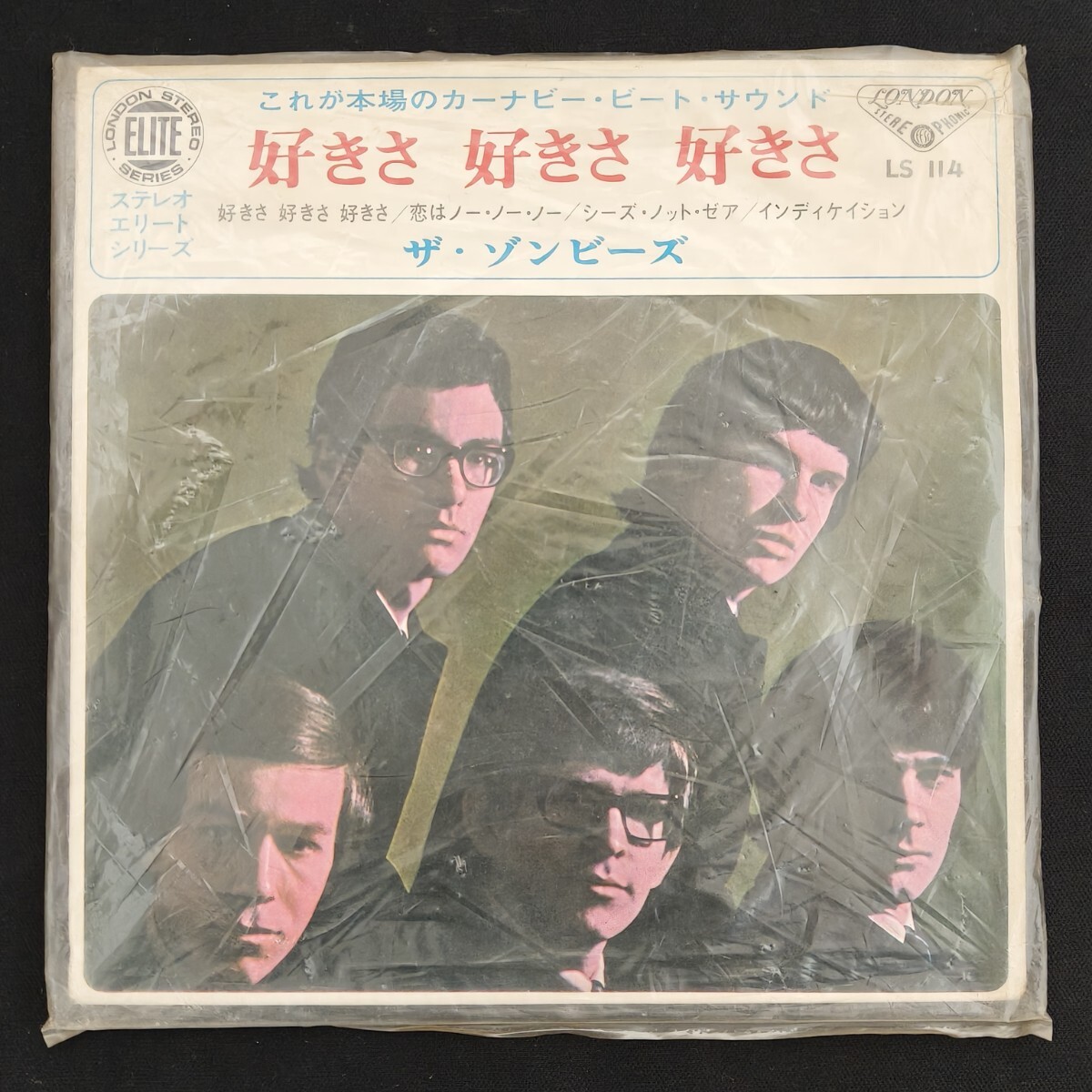 直筆サイン付き THE ZOMBIES ザ・ゾンビーズ 好きさ好きさ好きさ London Records LS 114 EP レコード (03207E拍卖