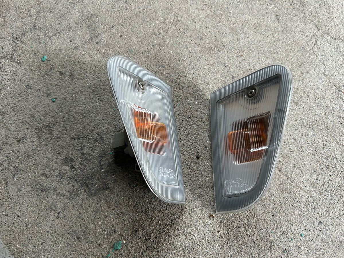 ダイハツ アトレー 純正 S120V S130V クリア 透明 サイドウインカー ウィンカー 左右 スタンレー046-4586 ドア ターンランプ拍卖