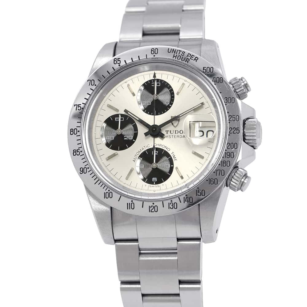 チュードル クロノタイム B番 79180 TUDOR チューダー 腕時計 シルバー/ブラック文字盤 【安心保証】拍卖