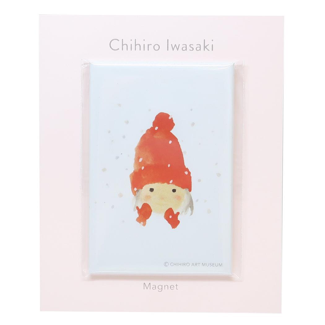 いわさきちひろ 磁石 ダイカットマグネット 赤い毛糸帽の女の子 Green Flash プレゼント 絵本作家 グッズ拍卖