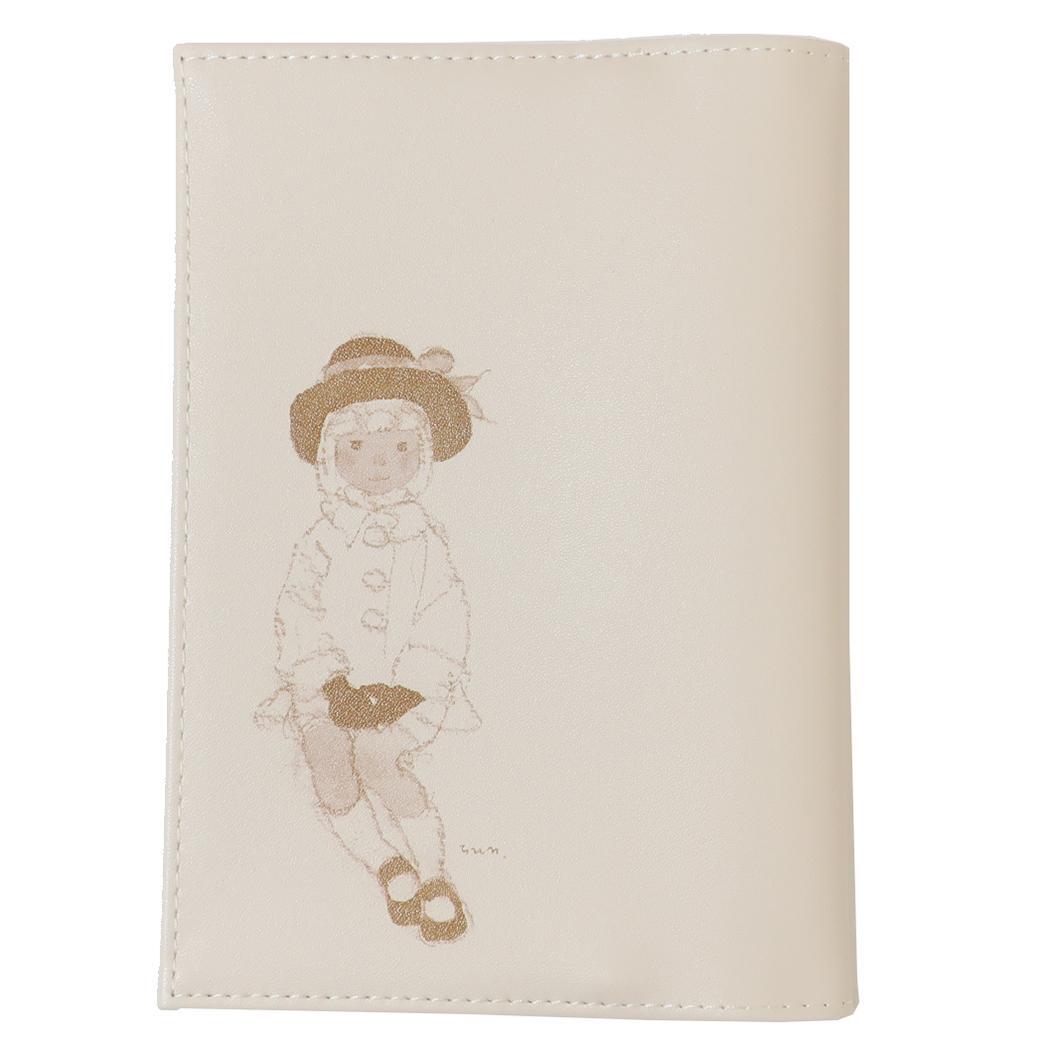 いわさきちひろ 文庫本カバー ブックカバー beige Green Flash 通勤通学 絵本作家 グッズ拍卖