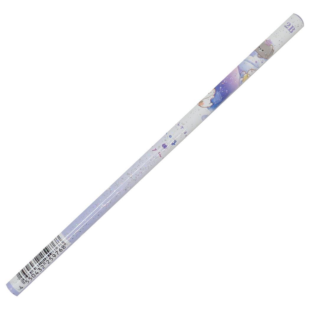 鉛筆 ラメ入りえんぴつ2B もぐにゃん ナイトソーダ カミオジャパン 新学期準備文具 筆記用具 グッズ拍卖