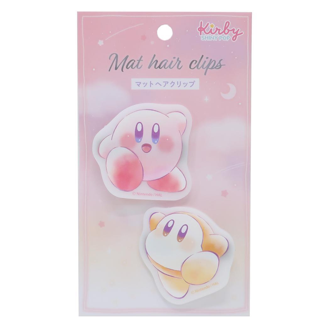 星のカービィ ヘアアクセ マットヘアクリップ カービィ&ワドルディ カミオジャパン かわいい キャラクター グッズ拍卖