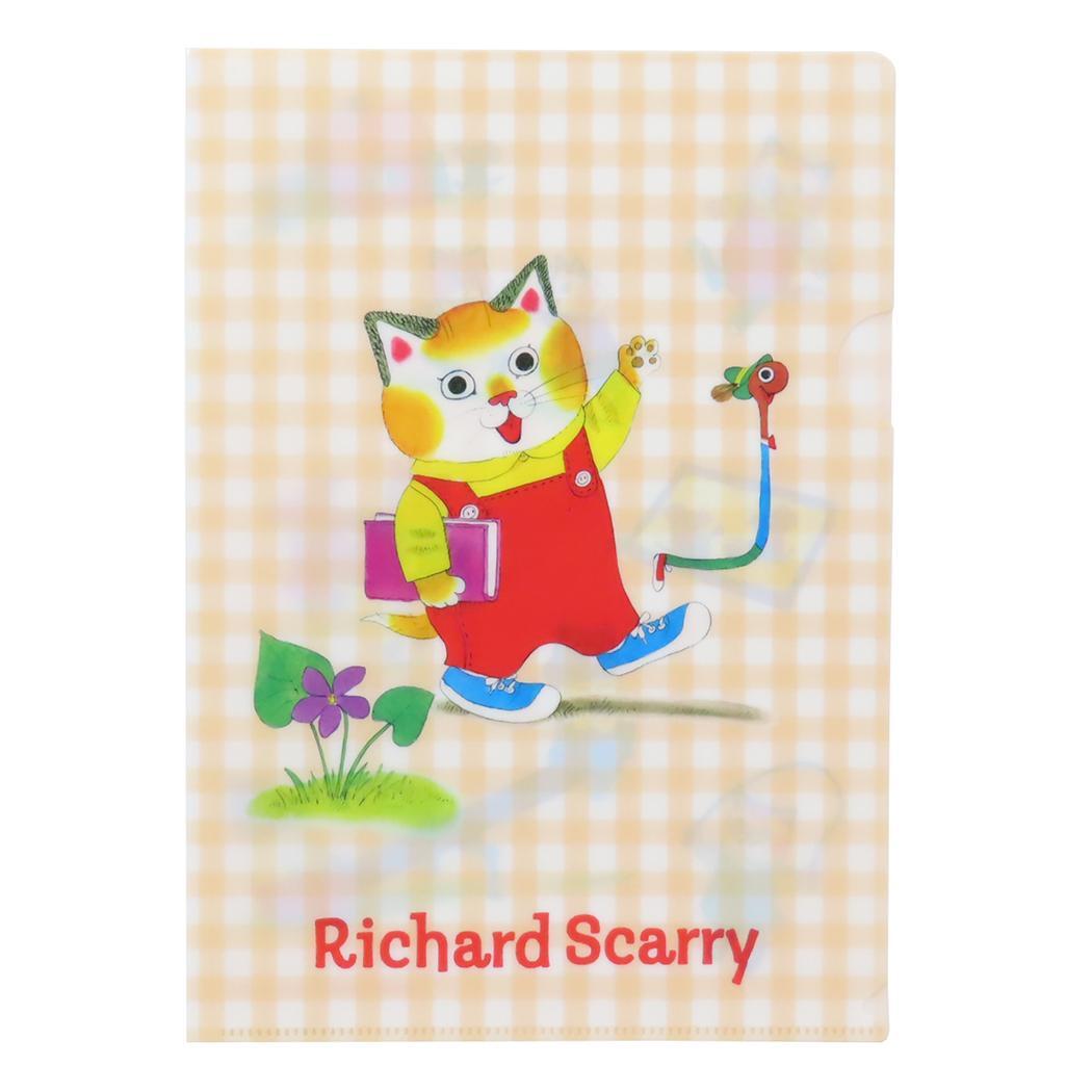 リチャードスキャリー クリアフォルダー B5 シングルクリアファイル ハックル スモールプラネット 新学期準備文具 絵本キャラクタ拍卖