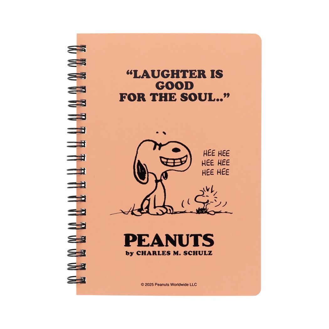 スヌーピー リングノート WリングノートB6 PNAT11 オレンジ ピーナッツ サンスター文具 新学期準備文具 キャラクター グ拍卖