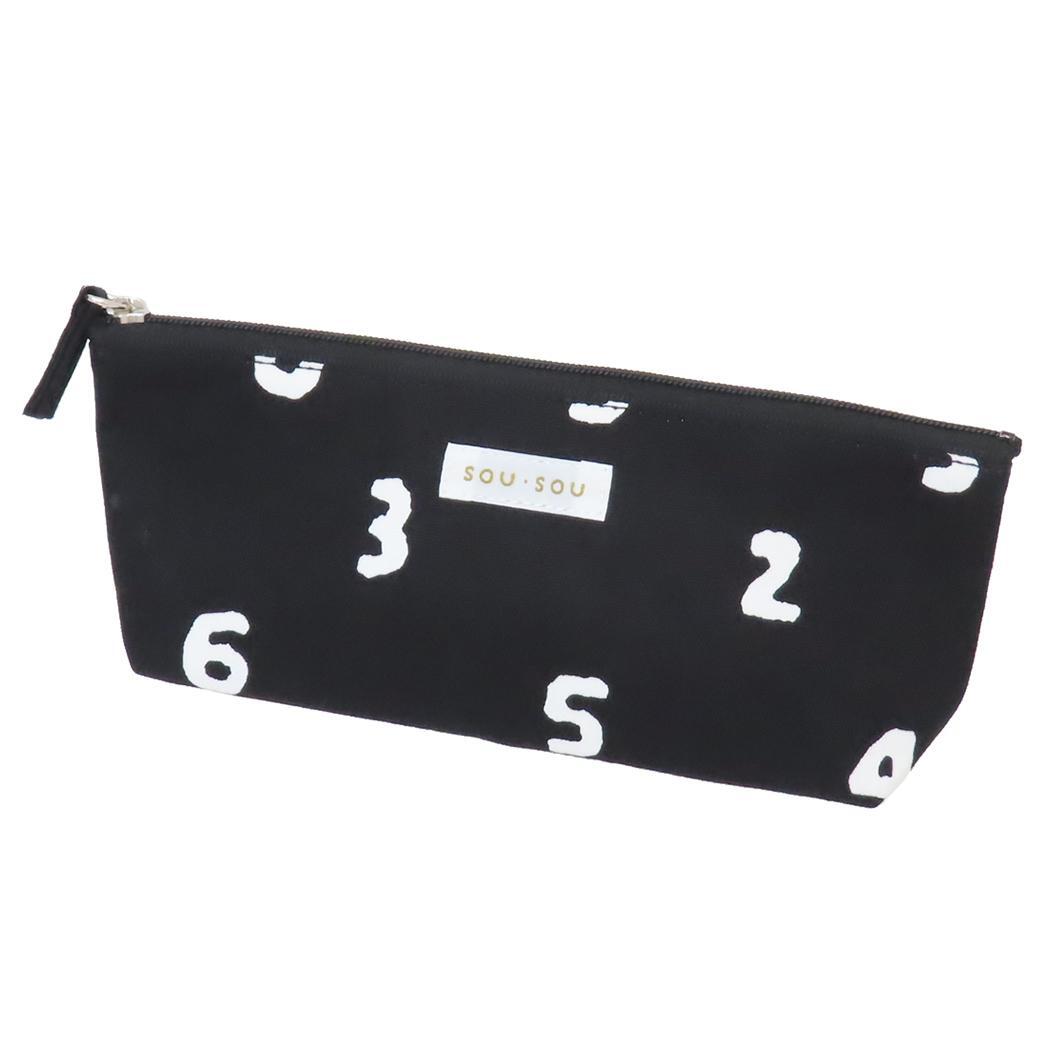 SOU SOU ペンケース ペンポーチ SO-SU-U 濡羽色 丸眞 筆箱 おしゃれ グッズ拍卖