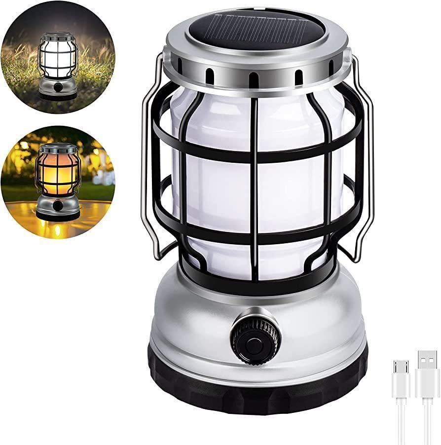 LEDランタン USB充電式 高輝度 1000ルーメン 【ソーラー充電】 LED ランタン キャンプランタン 折り畳み式 モバイルバッテリー機能付き拍卖