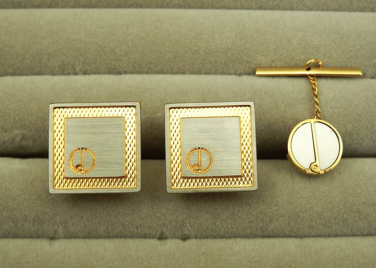 DUNHILL カフス タイピン 約13.5g 現状品 売り切り拍卖