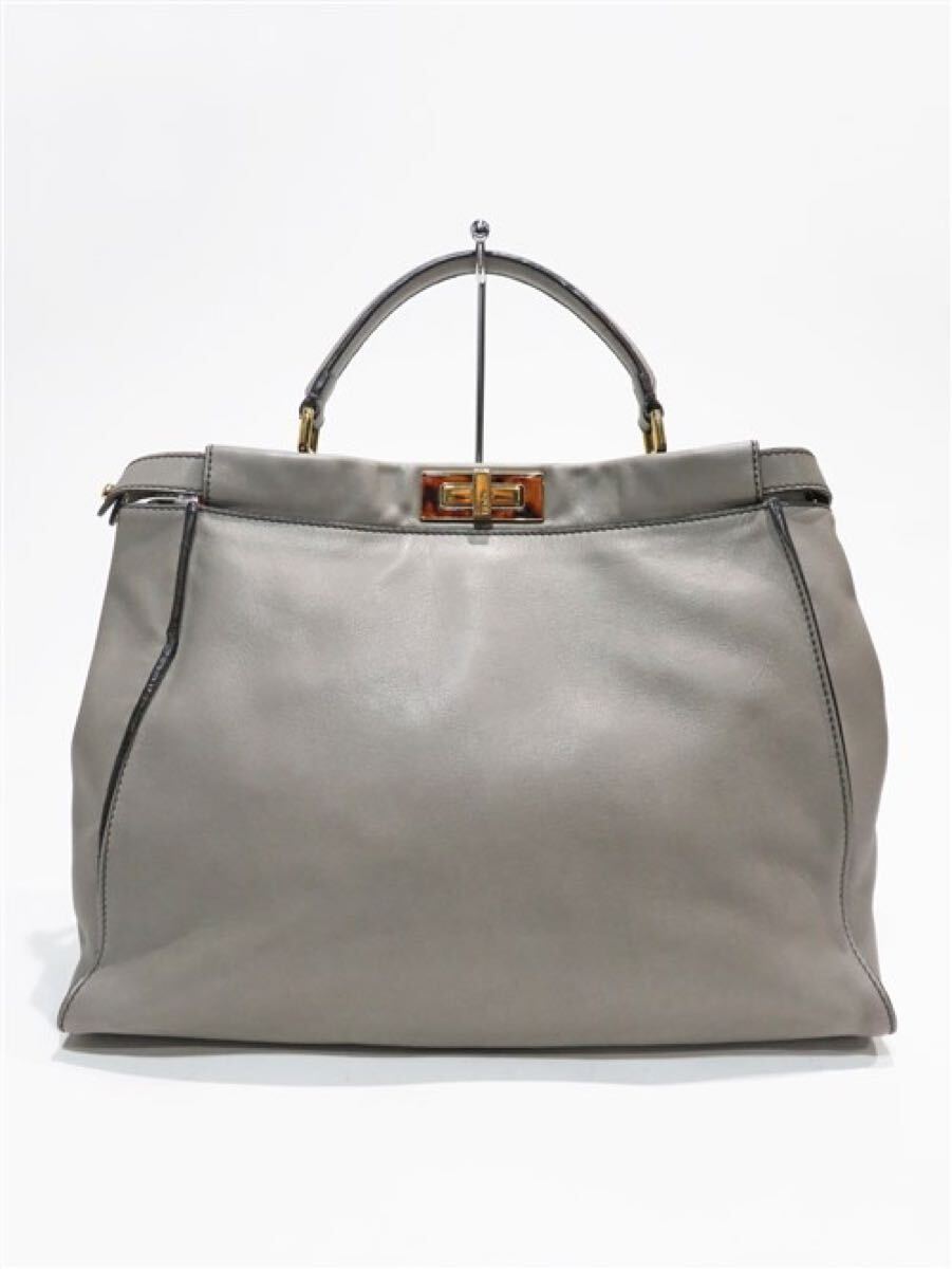 64407 FENDI / フェンディピーカブー ラージ べっ甲拍卖