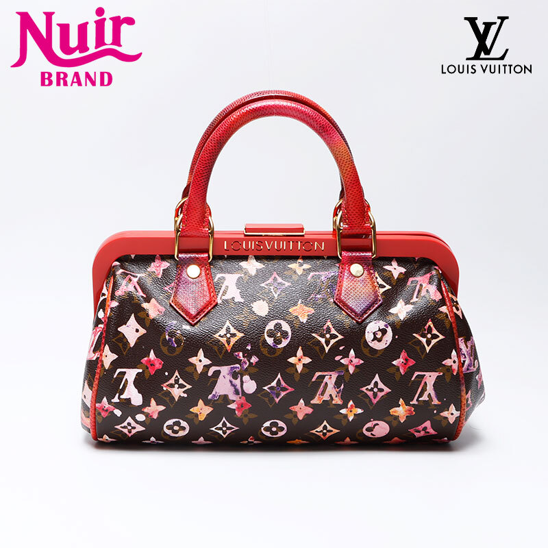 ルイ・ヴィトン LOUIS VUITTON ハンドバッグ パピヨン モノグラム ウォーターカラー パイソン 2008年 マルチカラー拍卖