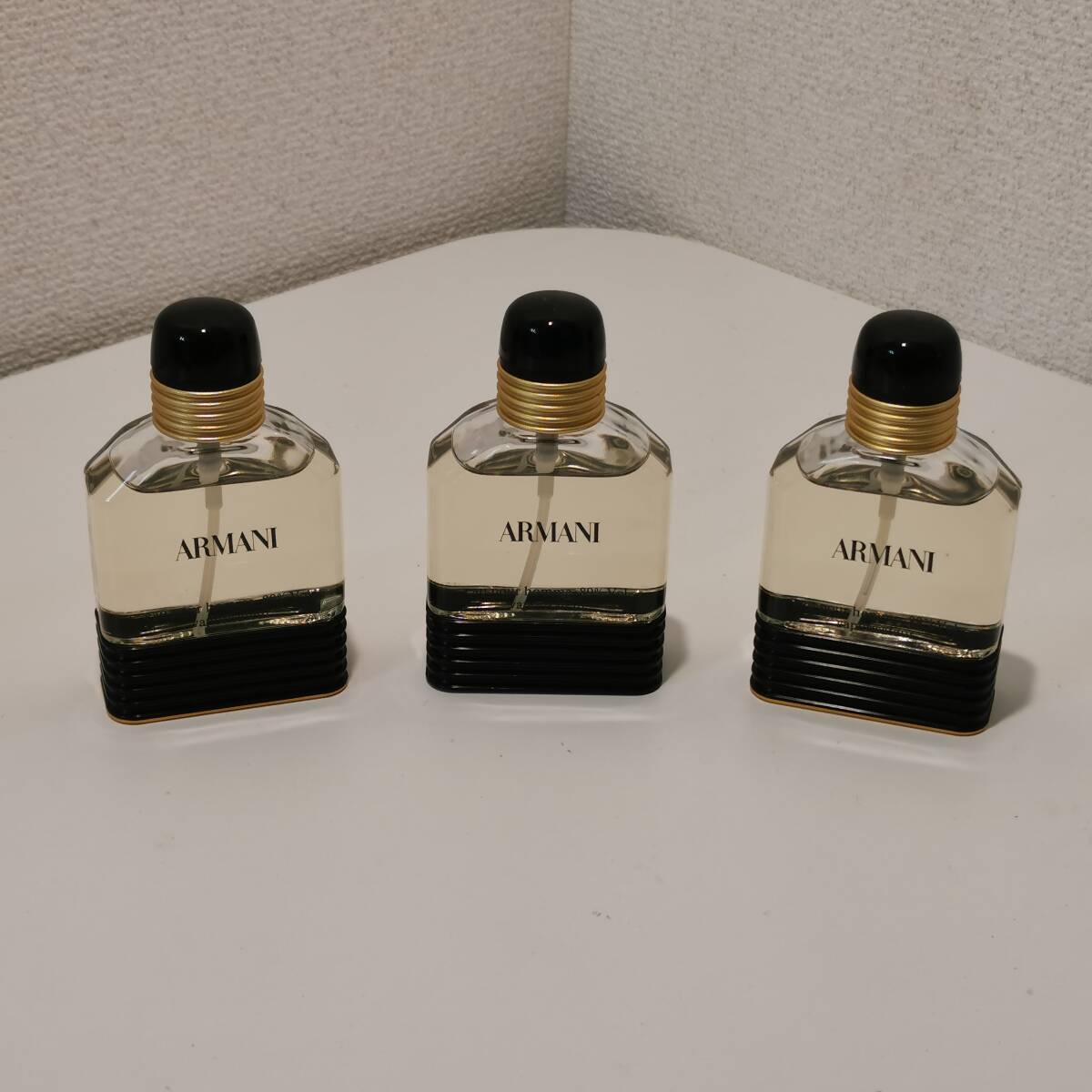 170201S75-0317T1■GIORGIO ARMANI オードパヒューム ジョルジオアルマーニ 3本セット■50ml 中古 香水 EauPurHomme拍卖