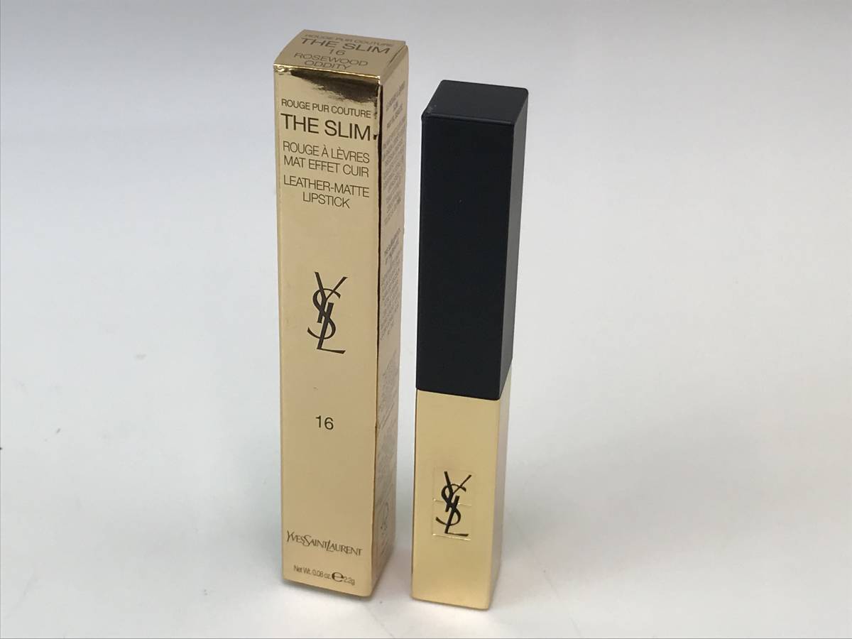 ☆未開封 イヴ・サンローラン(YSL) ルージュ ピュールクチュール ザ スリム◆No. 16 ローズウッド オディティ ♯149147-52 在:多拍卖