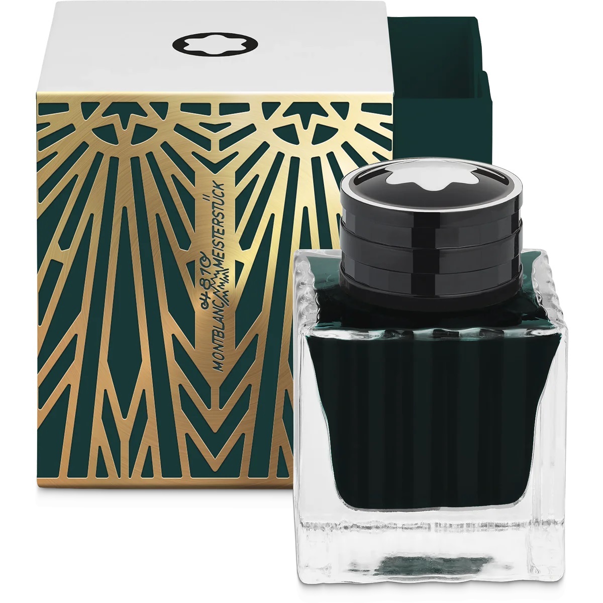 【限定品】モンブラン Montblanc マイスターシュテュック ジ オリジン コレクション 万年筆インク 緑 50ml グリーン 新品拍卖