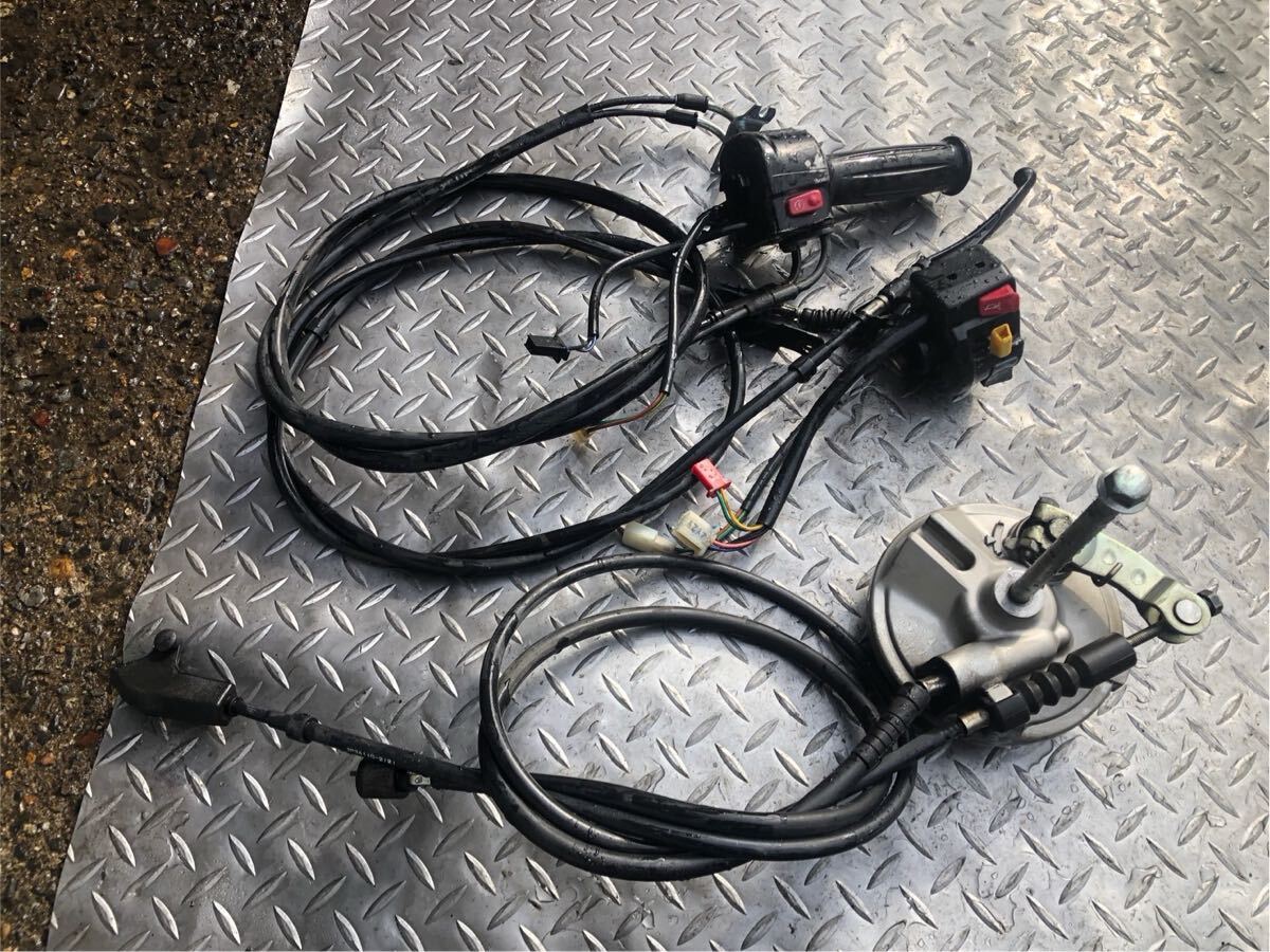 57985■ ヤマハ ジョグ SA36J (773番台〜) 純正 左右スイッワイヤー ドラム レバー ギア拍卖