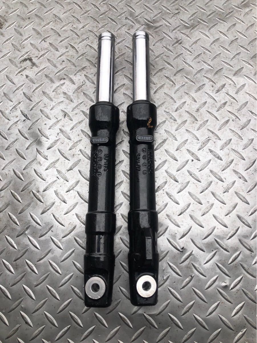 57997■ (01429㎞) ジョグ JOG AY01 (121番台〜) フロントフォーク サスペンション 左右拍卖