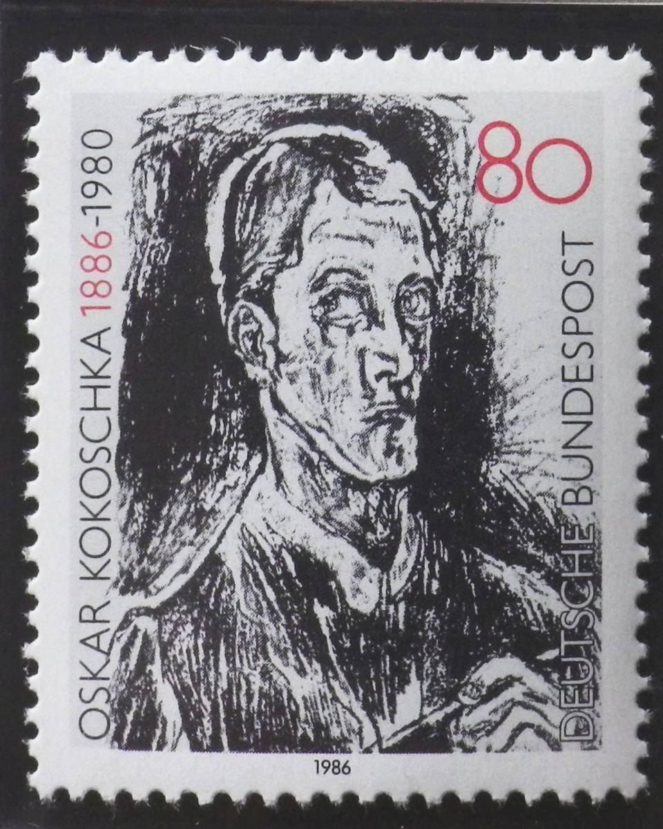 ■ドイツ 美術切手 未使用 Germany-1986 Kokoschka (G1021)拍卖