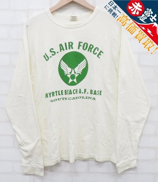 9T0484【クリックポスト対応】BUZZRICKSON’S U.S. AIR FORCE L/S T-SHIRT USA製 BR69057 バズリクソンズ 長袖Tシャツ拍卖