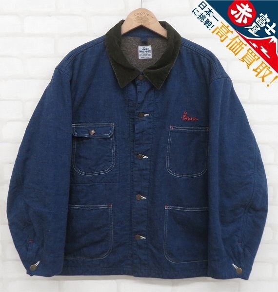 3J6282/Psicom WORN JACKET II サイコム ブランケットデニムカバーオール ジャケット拍卖
