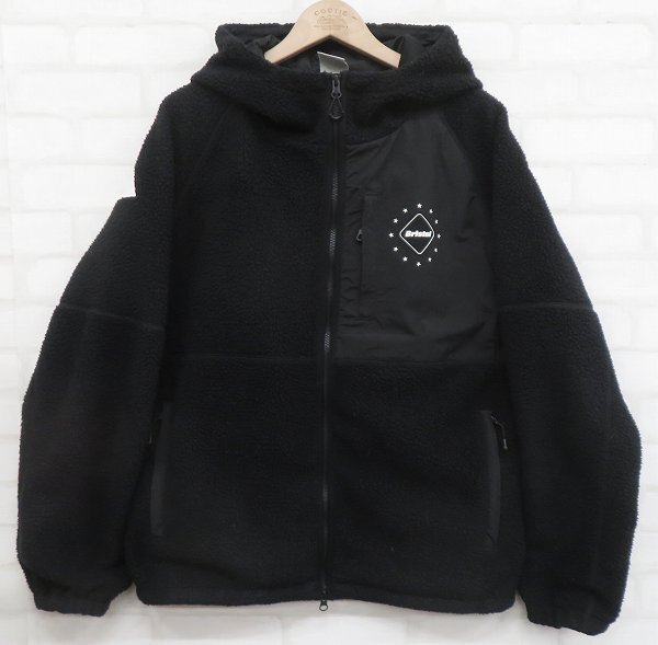 3J6181/FCRB BOA FLEECE BIG LOGO HOODED BLOUSON 222044 ボアフリースブルゾン ジャケット拍卖