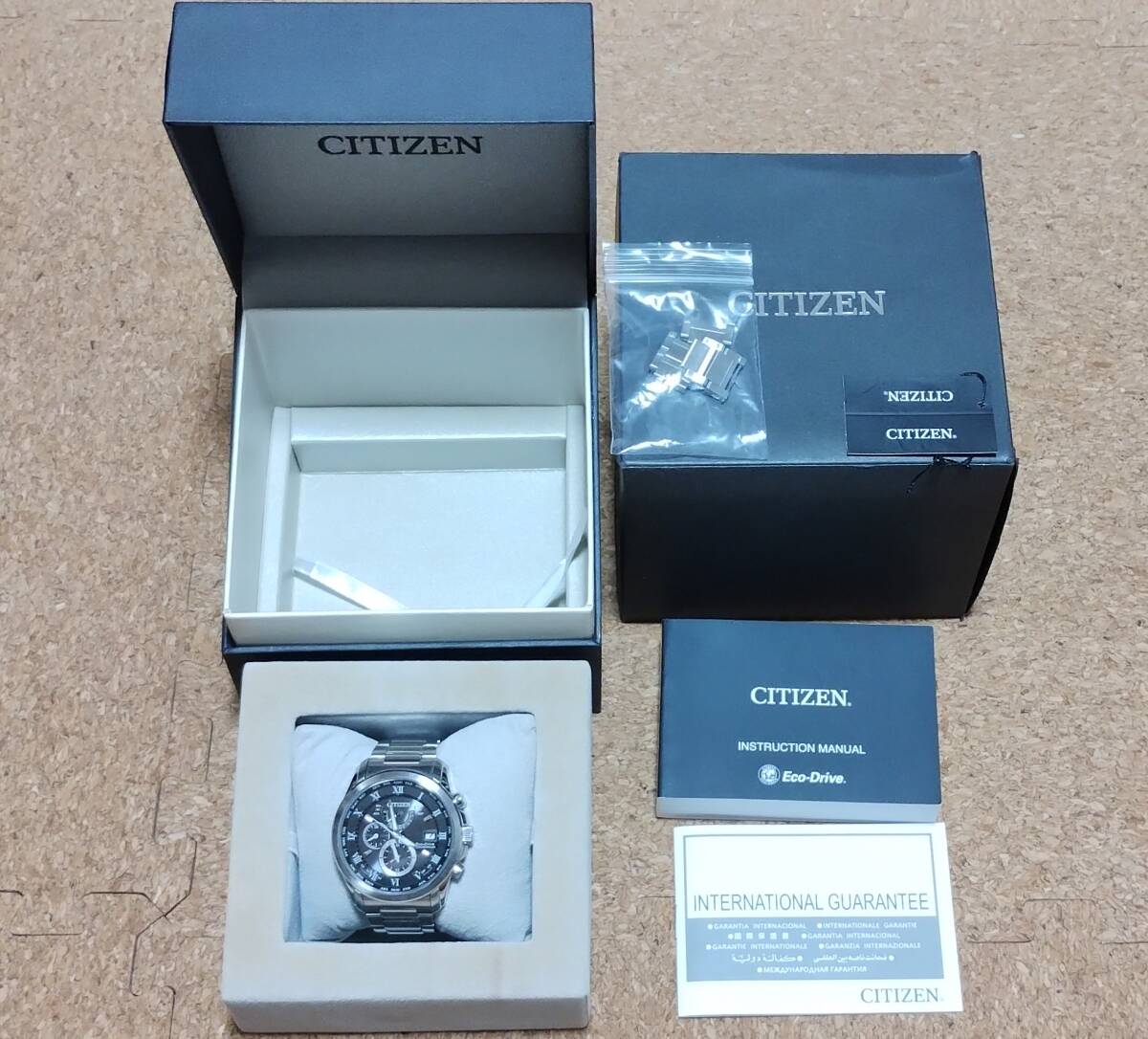 【美品】CITIZEN★H820-R006622★エコドライブ シチズン 電波ソーラー拍卖