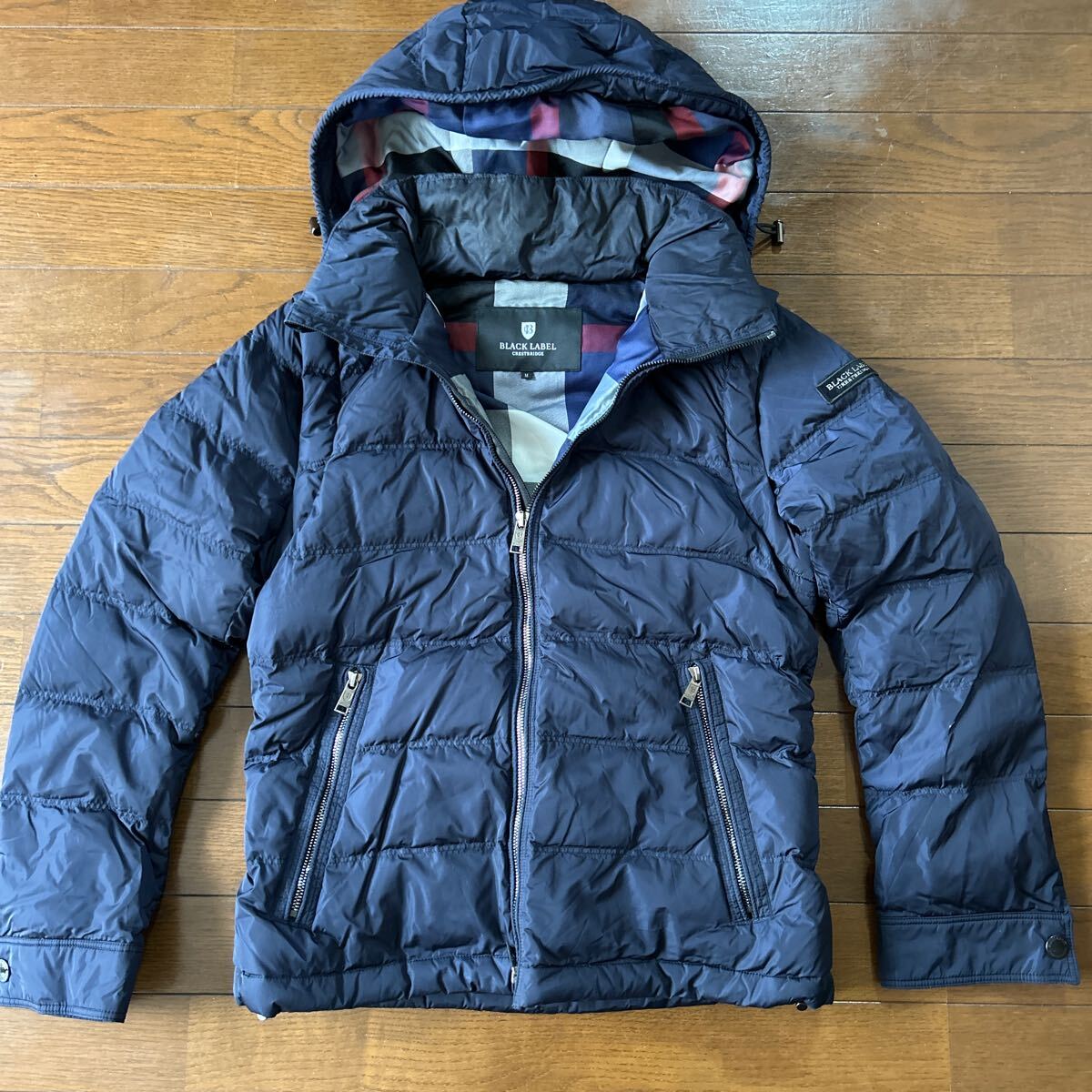 ブラックレーベルクレストブリッジ☆ネイビーダウンジャケット拍卖
