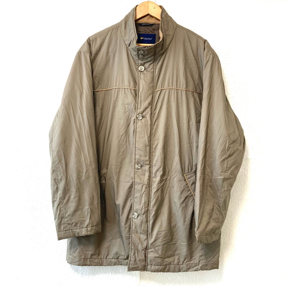 大きいサイズ! LL!【Golden bear】ゴールデンベア ジップアップ 中綿 ジャケット ブルゾン カジュアル ブラウン メンズ/Y26842UU拍卖