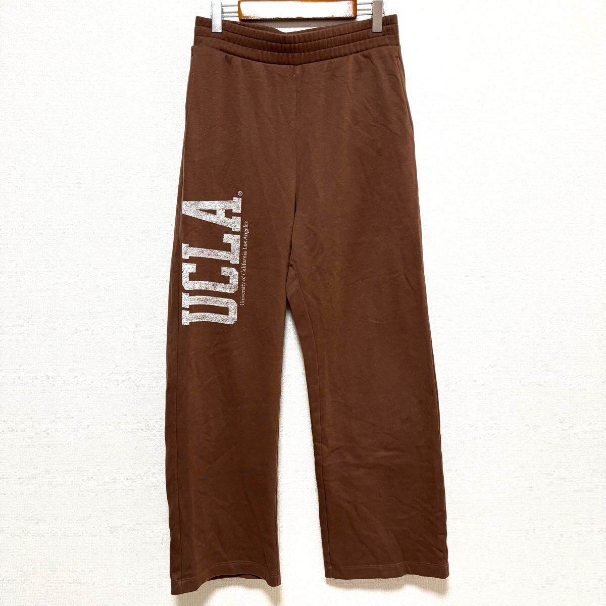 【DIVIDED H&M】エイチアンドエム UCLA スウェットパンツ アメカジ イージー 古着 ボトムス リラックス カジュアル ブラウン S / Y27758zz拍卖