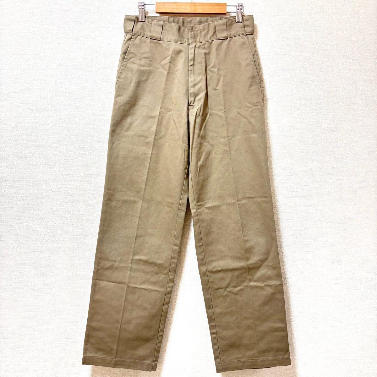ルーズシルエット◎【ON BOARD】オンボード チノパン ベージュ ワイド ハイライズ 綿 パンツ ワーク アメカジ メンズ サイズS/Y28132SS拍卖