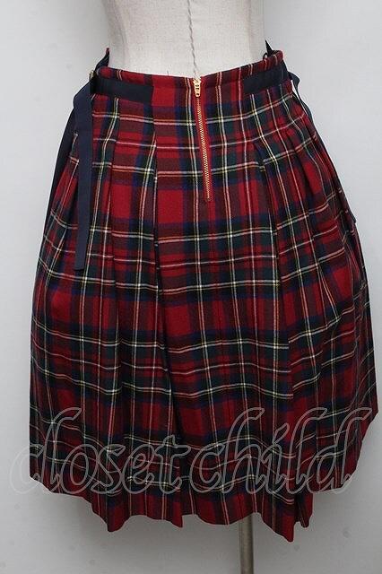 Jane Marple Dans Le Salon / Hansom cabsのラップスカート 赤 S-24-11-14-066-JM-SK-AS-ZT067拍卖