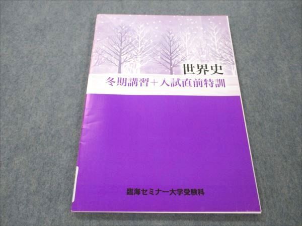 臨海セミナー 大学受験科 世界史 冬期講習+入試直前特訓 状態良い 2020 ☆ 007s0B拍卖