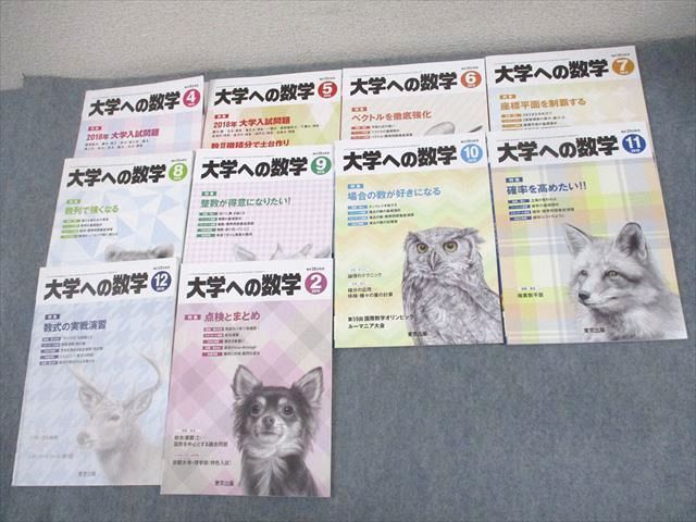 東京出版 大学への数学 2018年4~12月/2019年1月号 計10冊 雲幸一郎/浦辺理樹/横戸宏紀/森茂樹/他多数 ☆ 052M1D拍卖