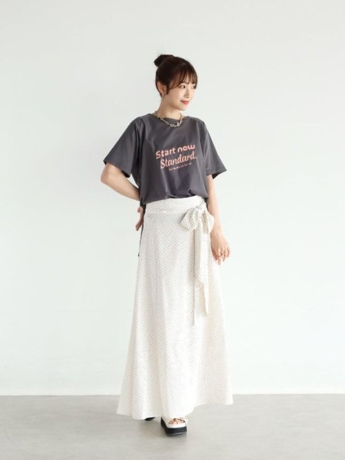 新品 ヤマダヤ スコットクラブ系 Vin ピンドットラップスカート拍卖