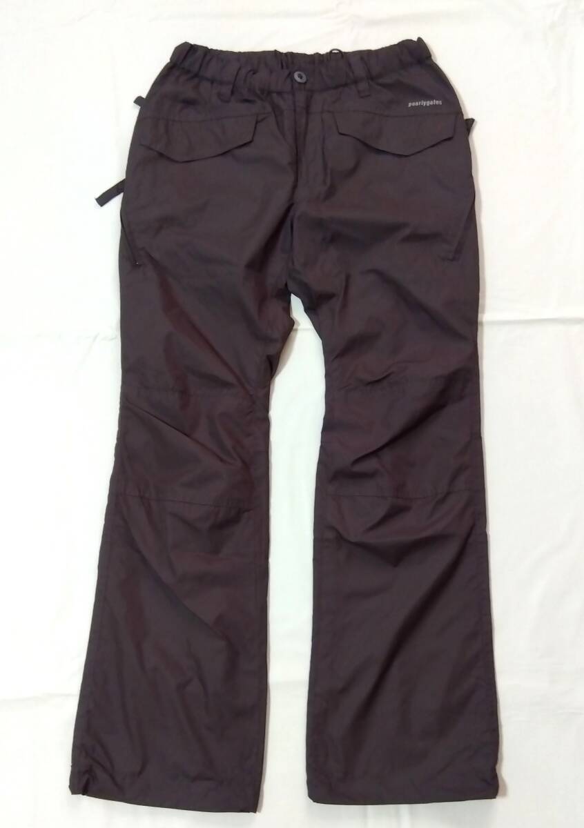 PEARLY GATES パーリーゲイツ ゴルフパンツ レディース0 ウエスト57-60 長ズボン 茶ブラウン 7525拍卖