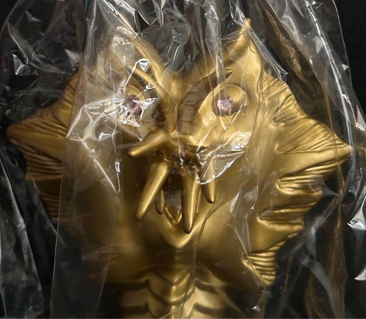 M1号 ビラ星人 ゴールド イベント 限定 非売品 ノベルティ 怪獣 レトロ ソフビ ウルトラセブン ワンフェス 輪投げ くじ ビラ ヴィラ拍卖