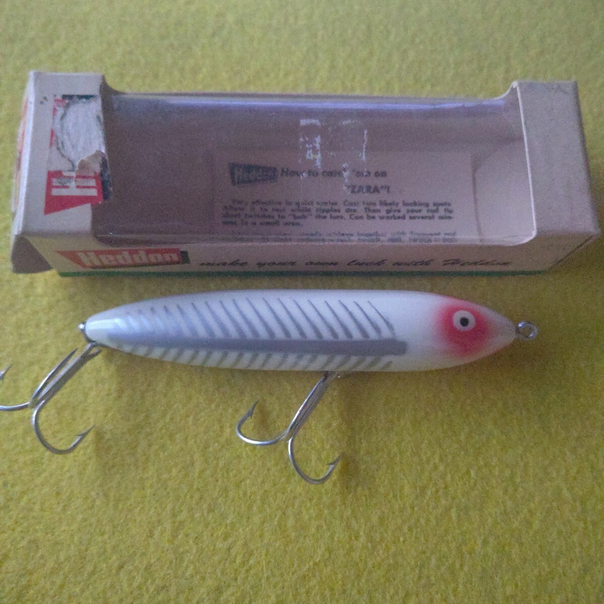 オールドへドン、ザラスプーク、ファーストザラ、縦割れ、吹き目、XRW / Heddon,へドン拍卖