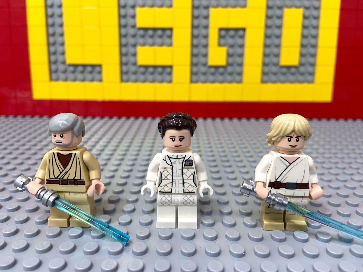 ☆スターウォーズ☆ レゴ ミニフィグ ルーク オビワン レイア姫(クラウドシティver) 人形 エピソード4 5 6 D31726拍卖