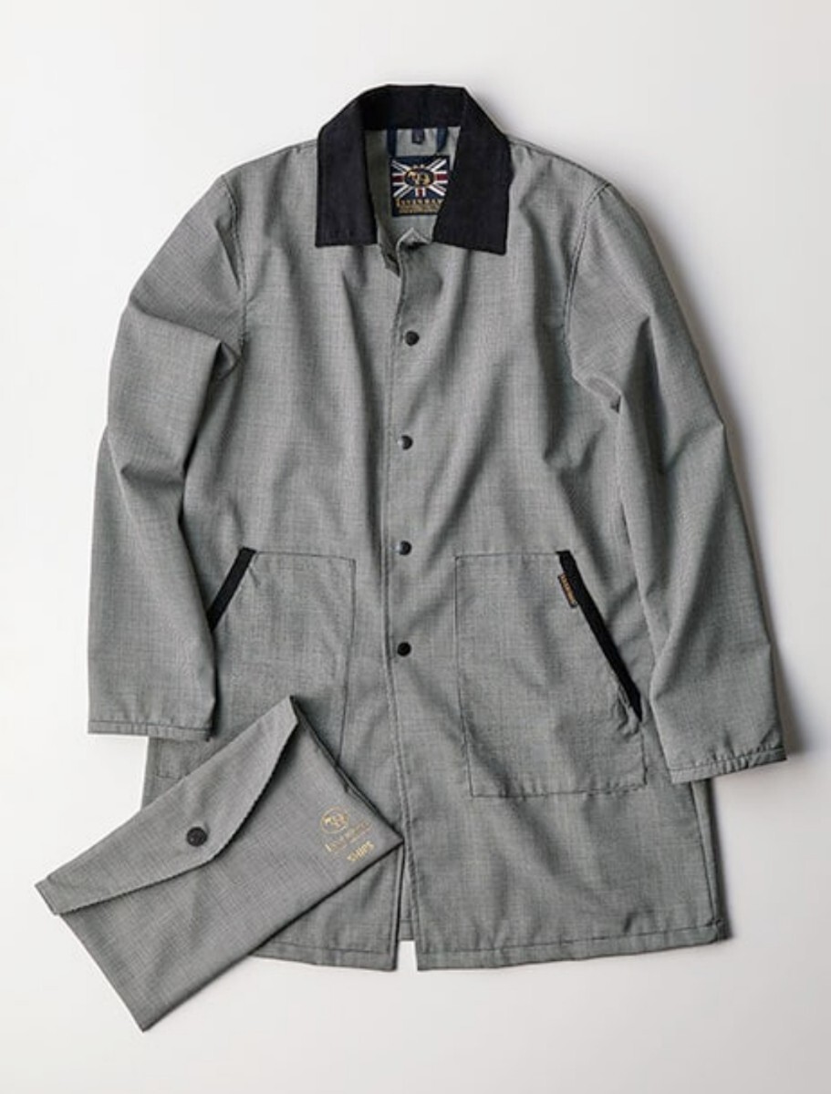新品/希少/LAVENHAM ラベンハム/ASSHINGTON アシントン/42(L〜XL)/グレー(ハウンドトース)/SHIPS完全別注モデル/スプリングコート/春夏拍卖