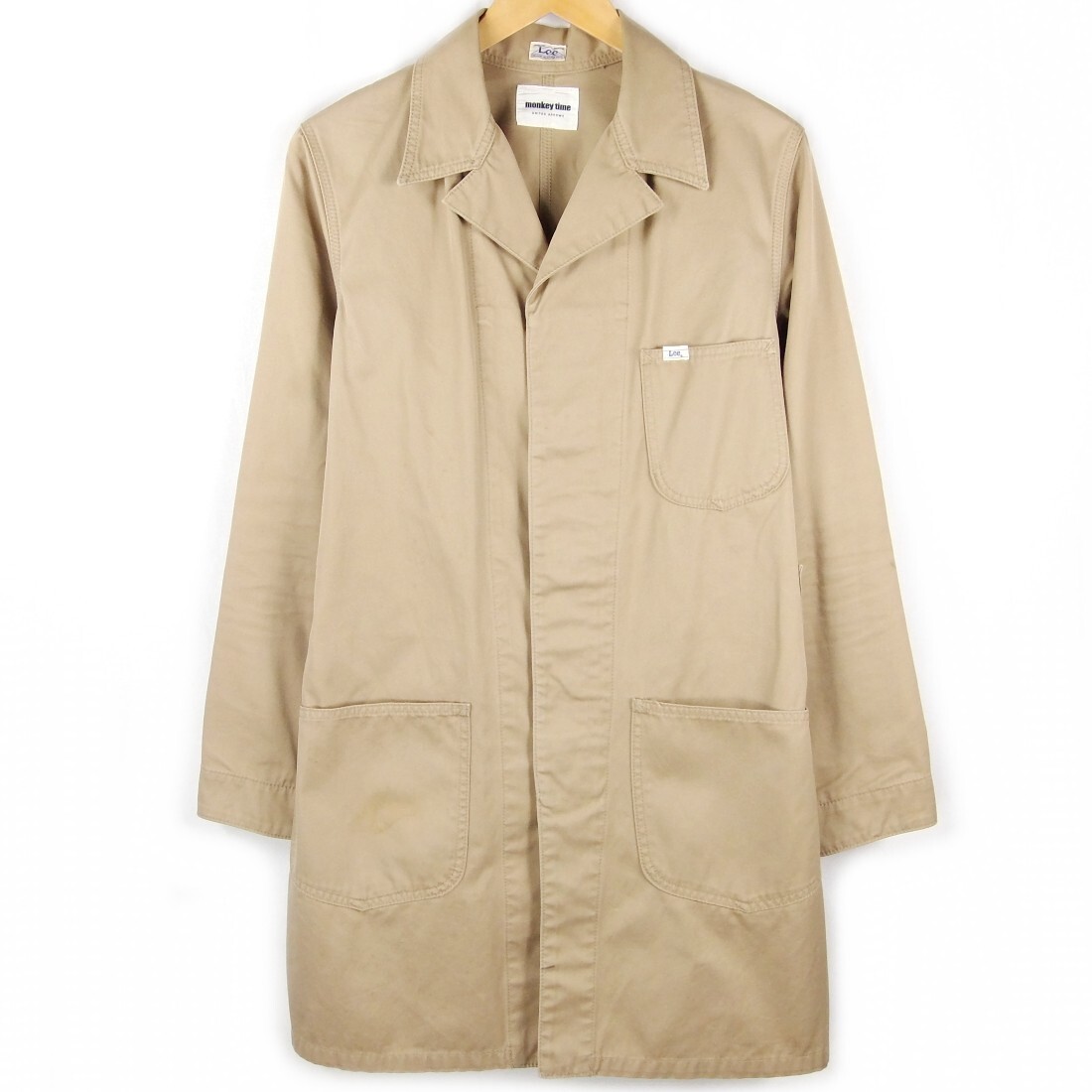 ■Lee リー × monkey time モンキータイム ユナイテッドアローズ / 95927 / メンズ / ベージュ / ワーク ショップコート size 38 (M)拍卖