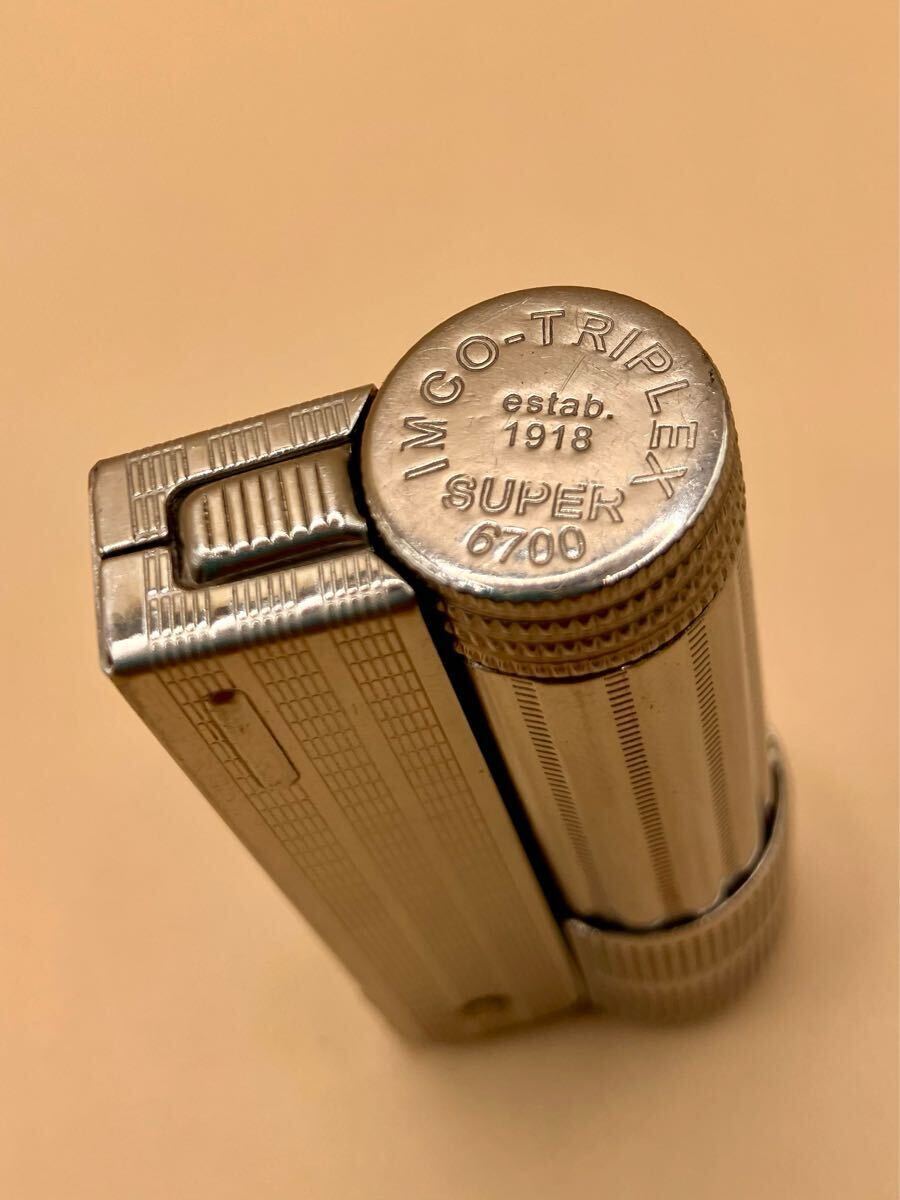 IMCO イムコ オイルライター IMCO-TRIPLEX SUPER 6700 estab.1918 取説付き 送料無料拍卖