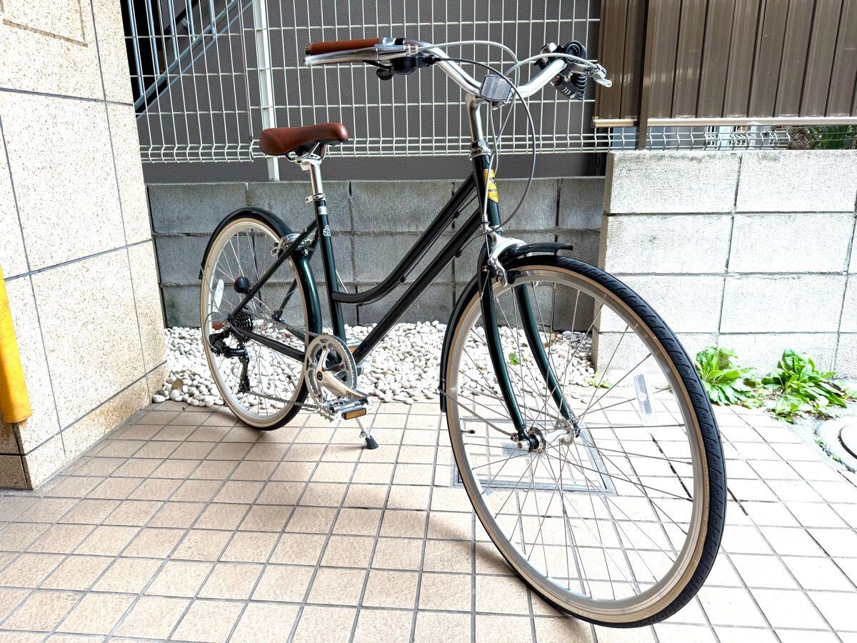 Panther 店頭試乗用自転車 シティサイクル 26インチ jade green拍卖