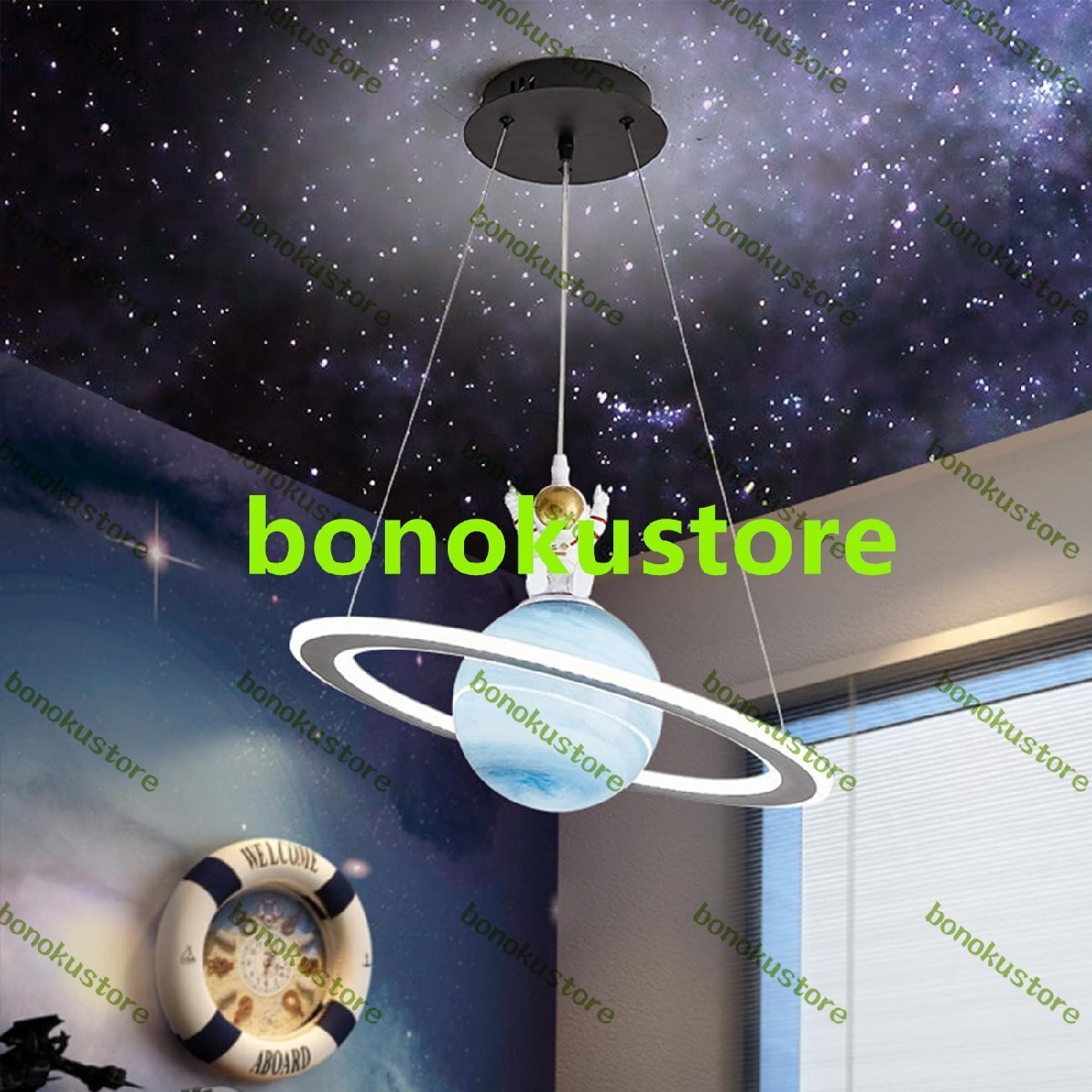 ペンダントライト スターシャンデリア スペースシャンデリア ins風シャンデリアキッズルーム リビング/廊下など E27バルブ(電球なし)拍卖