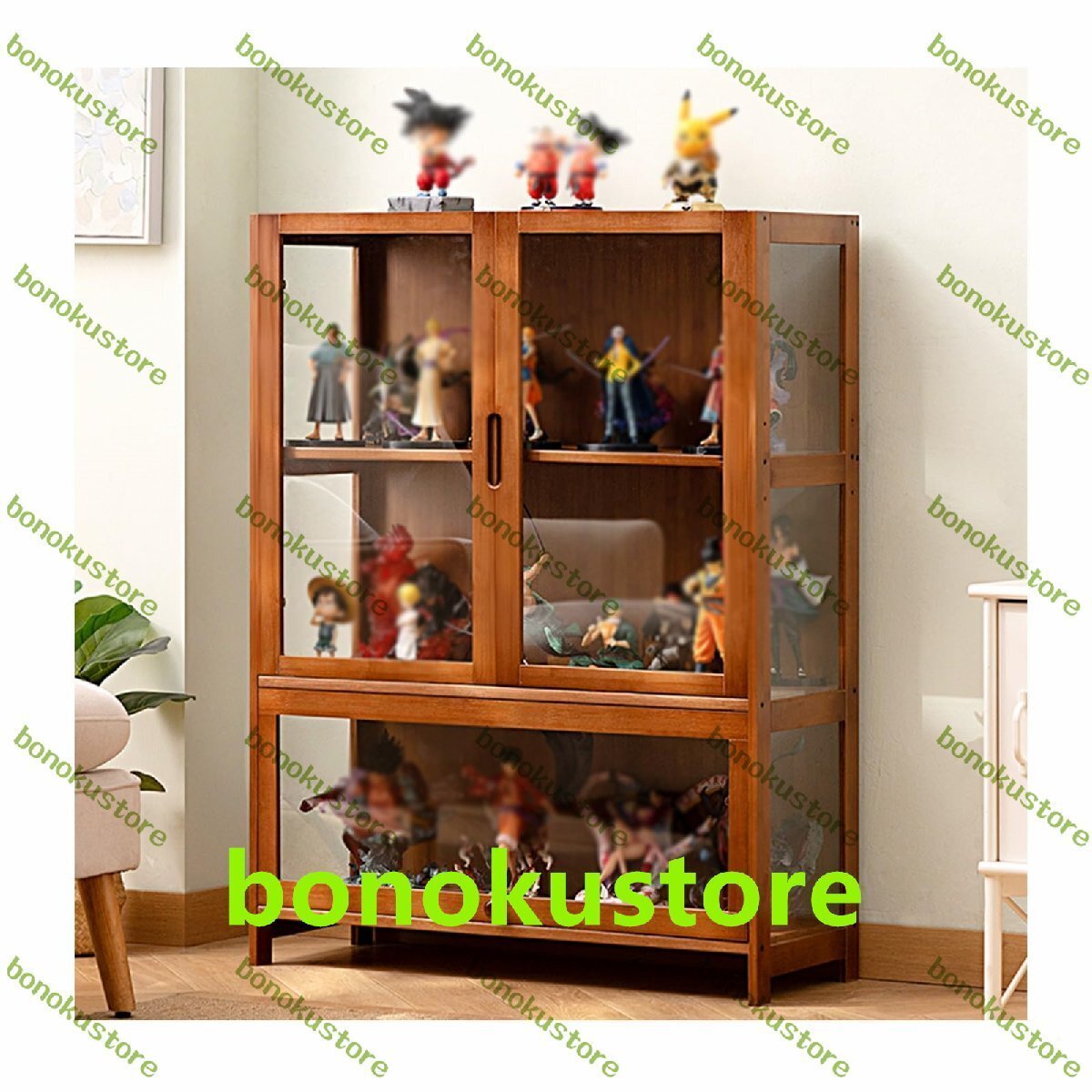 ディスプレイケース 棚 フィギュアケース 棚 大型ディスプレイキャビネット ディスプレイ キャビネット アクリル ショーケース65*106cm拍卖